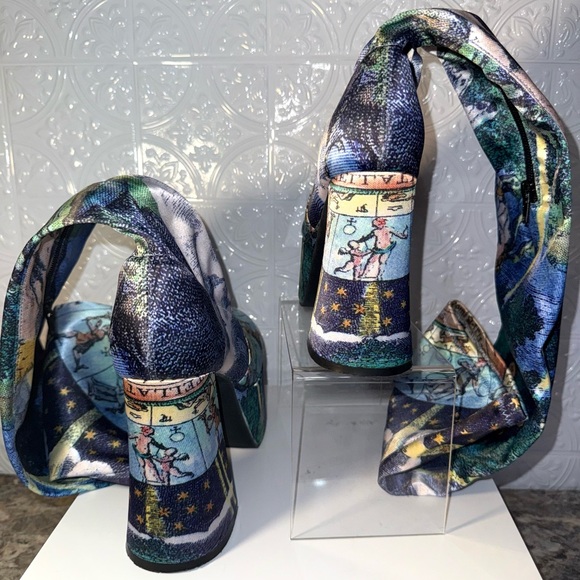 NWOB Dollzkill HORESCOPE Illusions N' Delusions thigh high boots - Picture 6 of 8